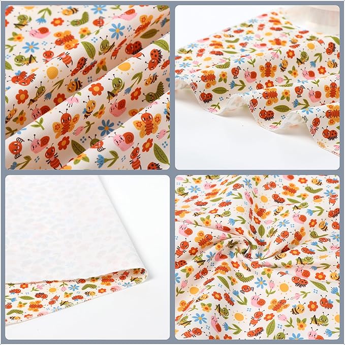 ARING PET Spring Summer Dog Bandanas, Cute Insects Bee Ant Snail Pet Bandana Scarf Triangle Bibs for Puppy Small Medium Large Boy Girl Dogs Cats-L