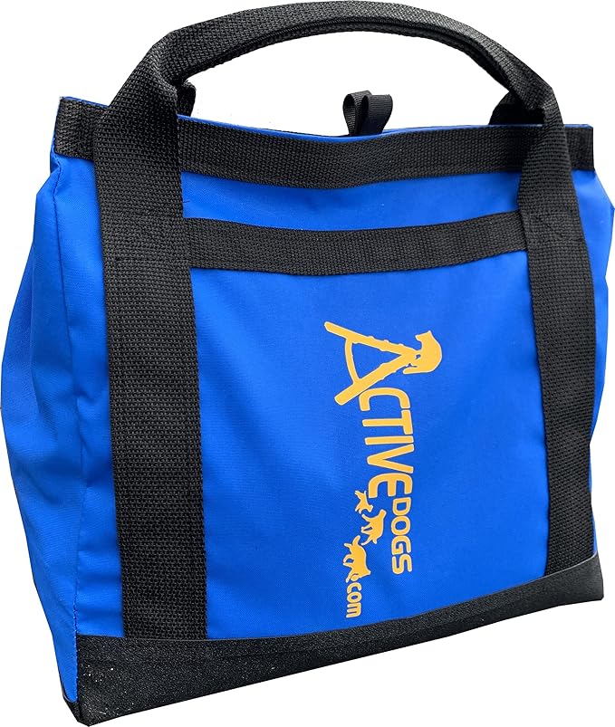 ActiveDogs Agility Low-Gravity Large Sand Bag- 35# Bag Capacity - Non-Constricting Saddlebag for Stabilizing Dog Agility Tunnel & Equipment - Indoor or Outdoor Use (Large - 35# Bag)