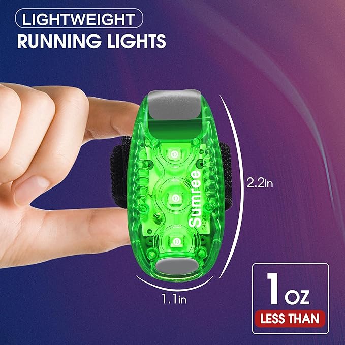 LED Safety Lights(4 Pack).Clip On Strobe&Running Lights.High Visibility Accessories Gear for Your Reflective,Bicycle etc.for Runners, Bike, Walking,Dog Collar, Stroller