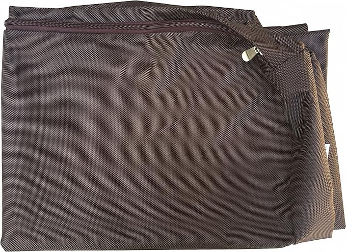Dogbed4less XL 1680 Ballistic Heavy Duty Dog Pet Bed External Zipper Duvet Cover - Replacement Cover only, 40X35X4 Inches, Seal Brown