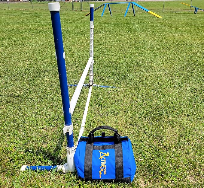 ActiveDogs Agility Low-Gravity Large Sand Bag - 20# Bag Capacity - Non-Constricting Saddlebag for Stabilizing Dog Agility Tunnel & Equipment - Indoor or Outdoor Use (Medium - 20# Bag)