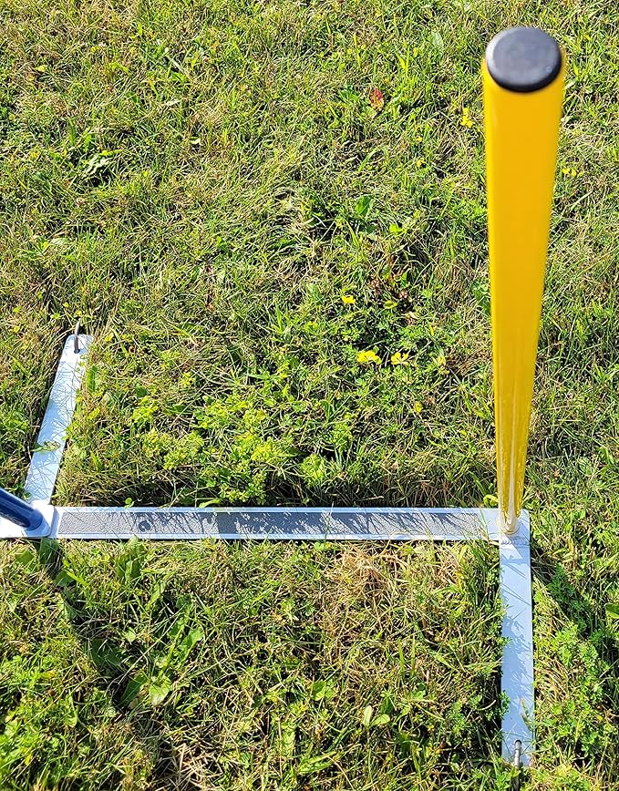 ActiveDogs Agility Above Ground Weave Poles - Outdoor Dog Obstacle Agility Training Exercise Equipment (Competition Weave Pole System - 6 Pole)